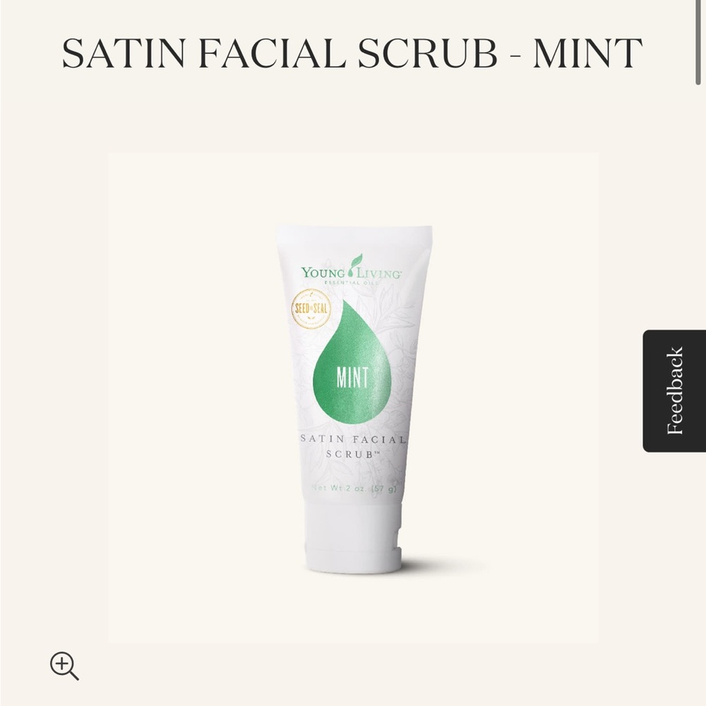 Young Living Mint Facial Scrub
